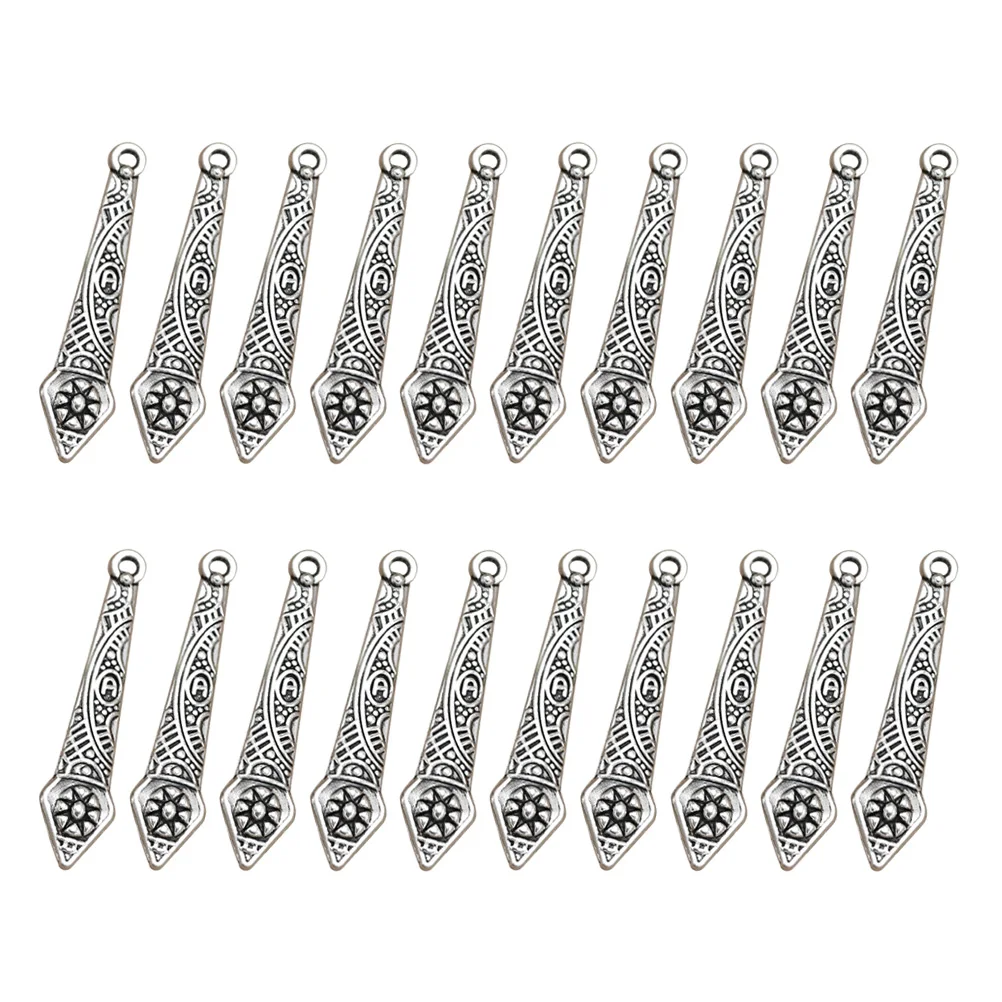 

20Pcs Alloy Torch Pendant Charms Jewelry Making Accessories Necklace Bracelet Alloy Pendant Charm Set