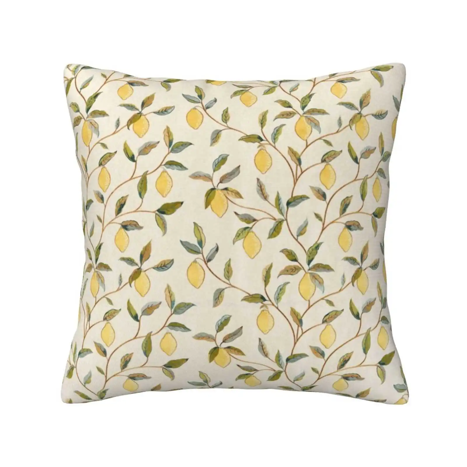 

William Morris Vintage Melsetter Bayleaf Lemon Fruit Tree Pattern Soft Comfortable Pillowcase Flowers Art Nouveau Botanical