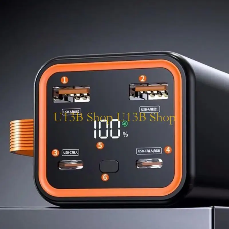 U13B ABS PCB Constructed 22.5W Rapid Charging For Outdoors Adventure