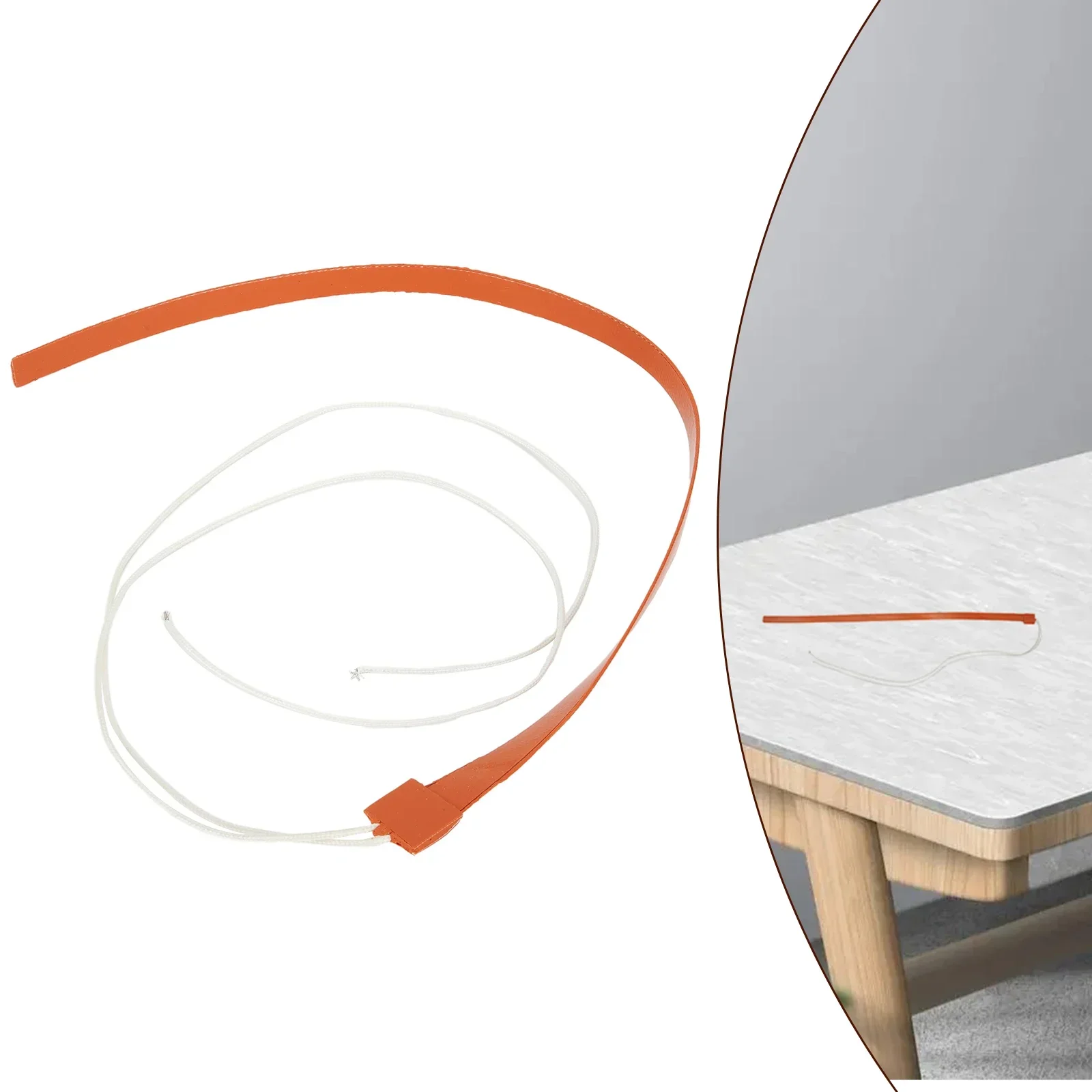 Silicone Thermal Heating Pad 50W 12V Flexible Heater with Acid Resistance and High Thermal Conversion for Equipment Use