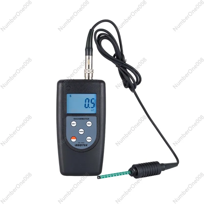 

Digital Gauss meter GS-100D Slaometer 0mT~200mT~2000mT DC magnetic field radiation magnetic field remanence magnetic detector