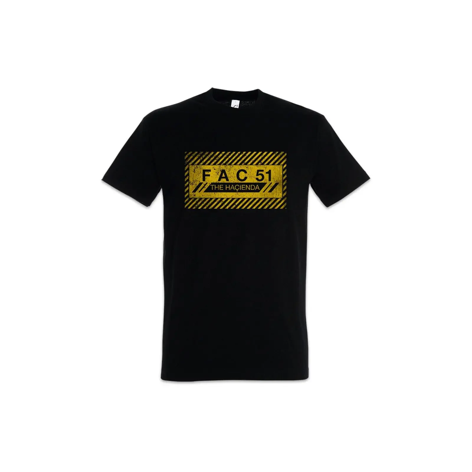 Camiseta Fac 51 The Hacienda I para hombre, Fac51 Club Factory Records, Joy Division, símbolo, logotipo, vintage, lavada, suave, versátil