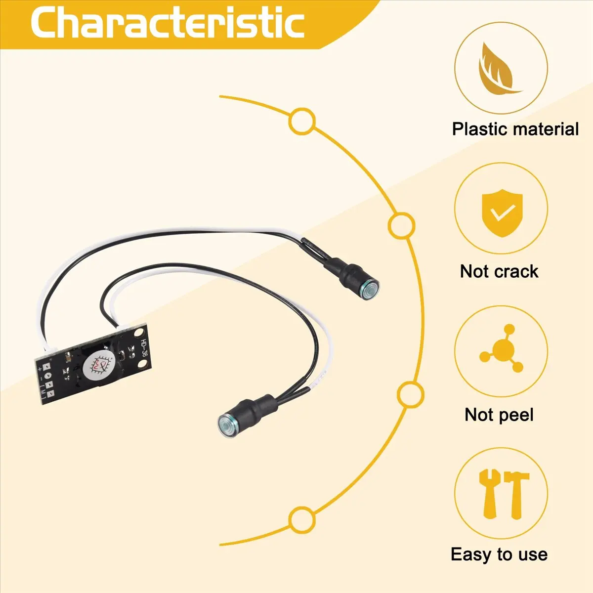 A46U Dc 5 -5.5V Single Light Source Track Sensor Solar Panel Tracking Sensor Module Automatic Circuit Board With Probe