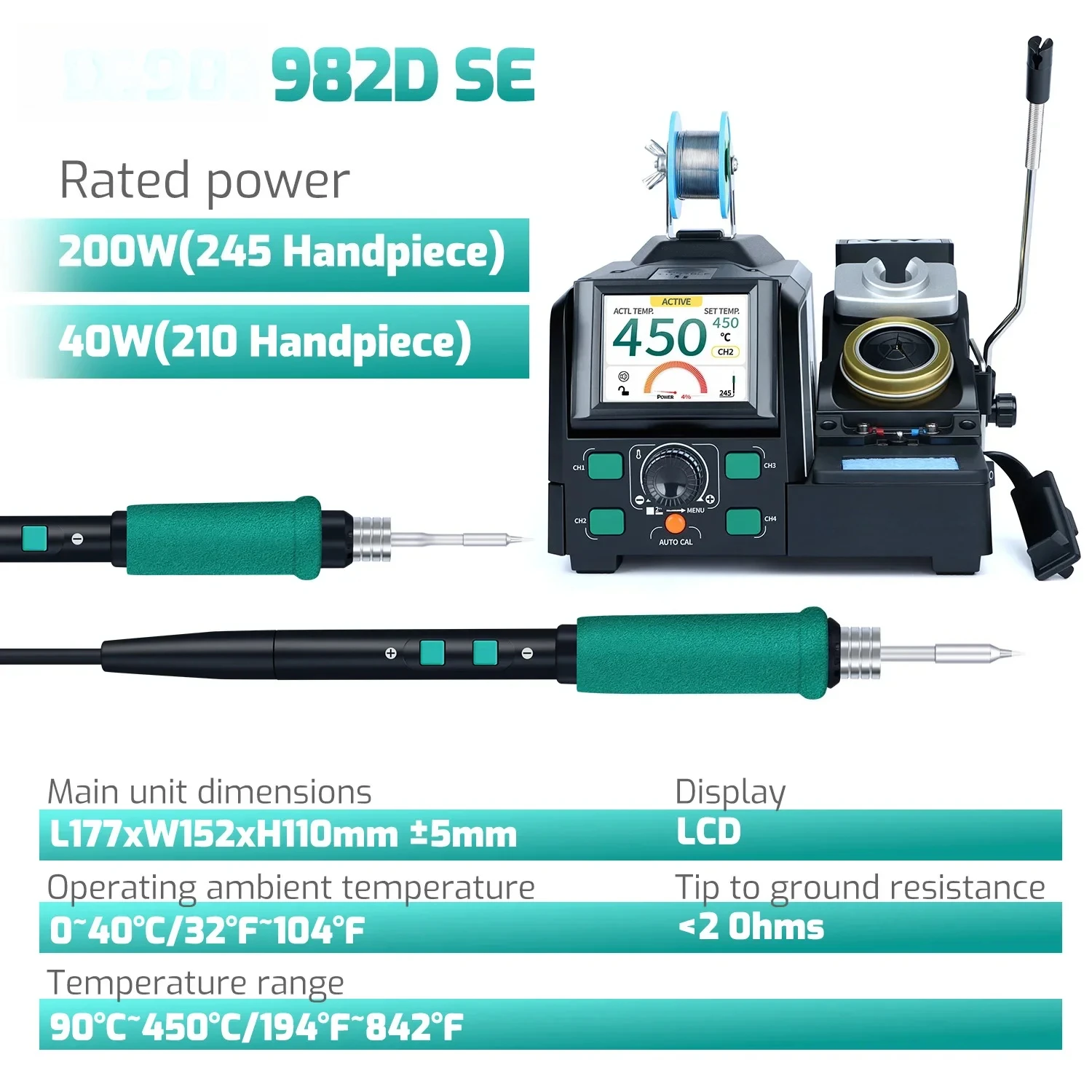 982D SE  Precision Soldering S - đánh giá và giá Soldering Iron Kit