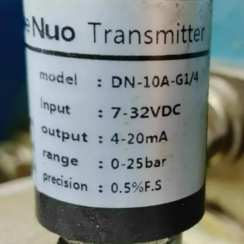 

JYDN-10A-G1/4R1/4, подходит для винтового воздушного компрессора Nikko, датчик давления воздушного насоса, черный пластиковый корпус, зонд