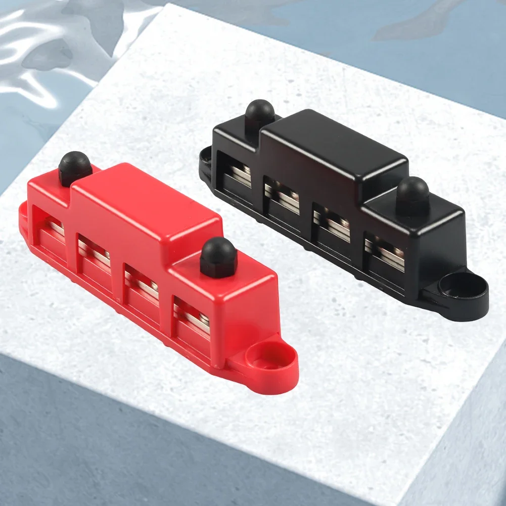 4X5/16 3/8 بوصة حافلة بار 12 فولت 150/300A كتلة توزيع الطاقة M8 M10 كتلة توزيع طاقة البطارية لقارب RV شاحنة تخييم #4