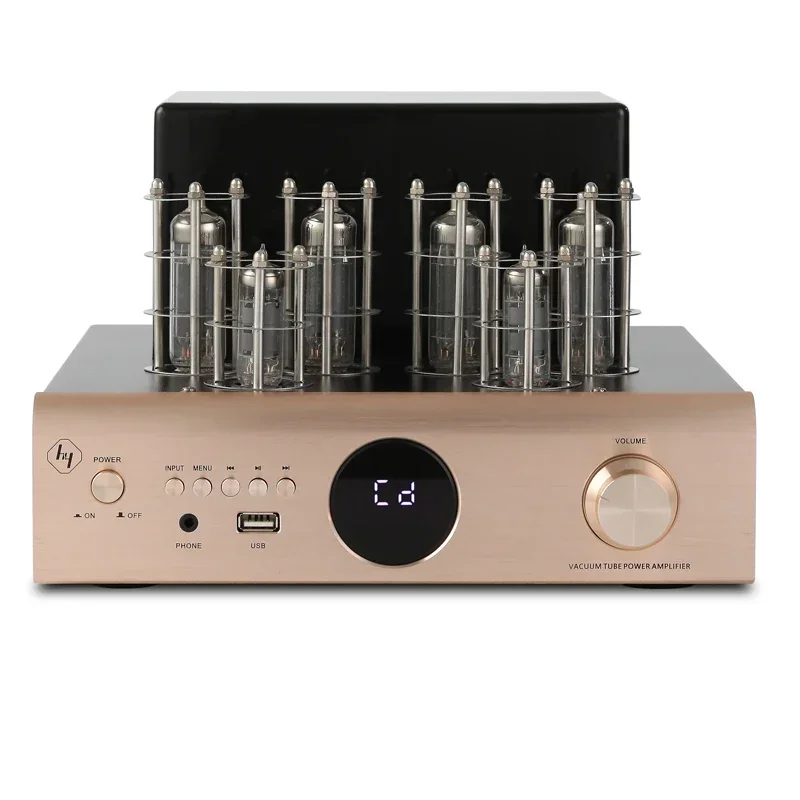 

Hyper Sound 2023 New Arrival Aluminum Material HiFi Audio System 100W Tube Amplifier AV-2080