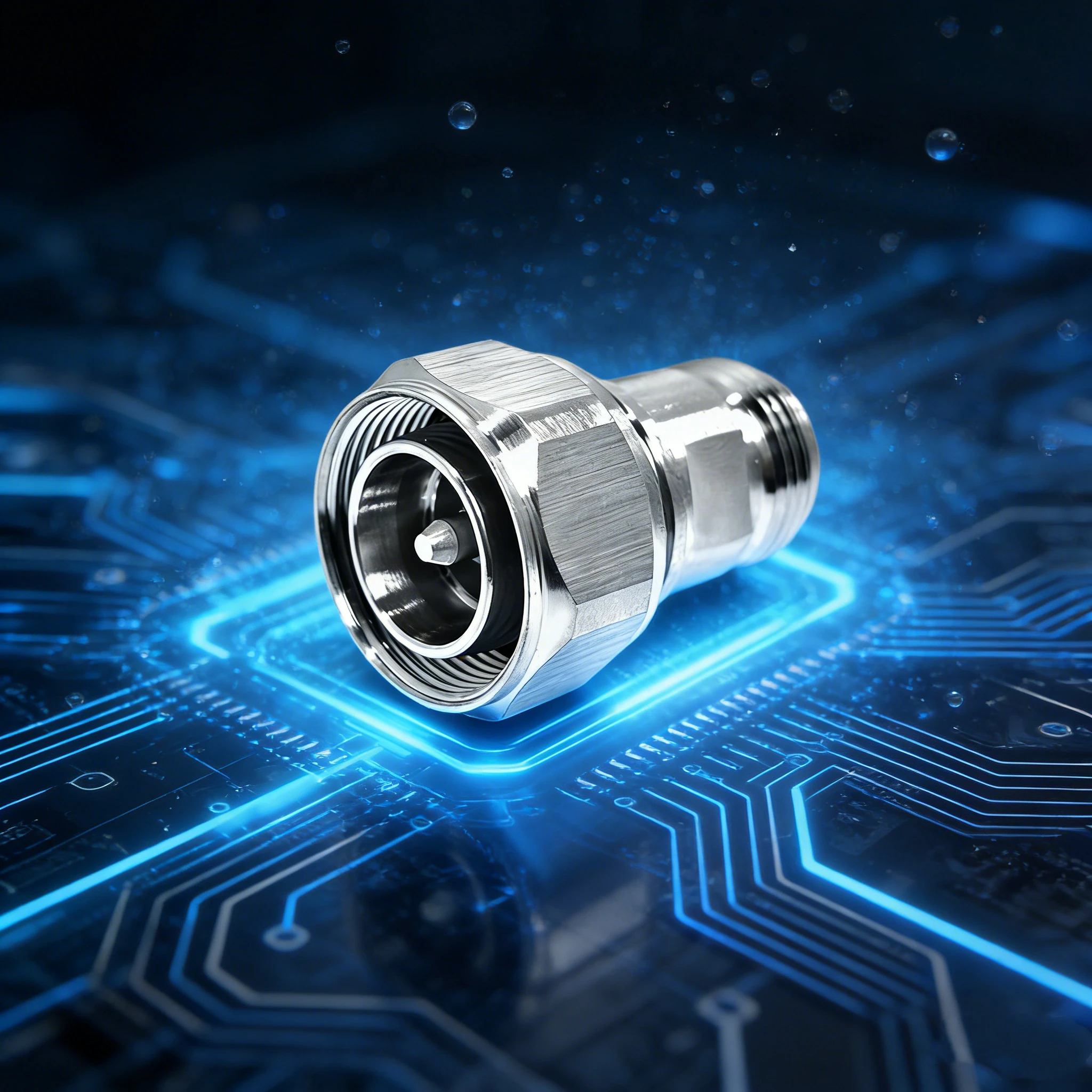 

Бесплатная доставка, 2 шт., коаксиальный адаптер MINIDIN 4.3-10 L20 (штекер) - N (гнездо), прямой тип