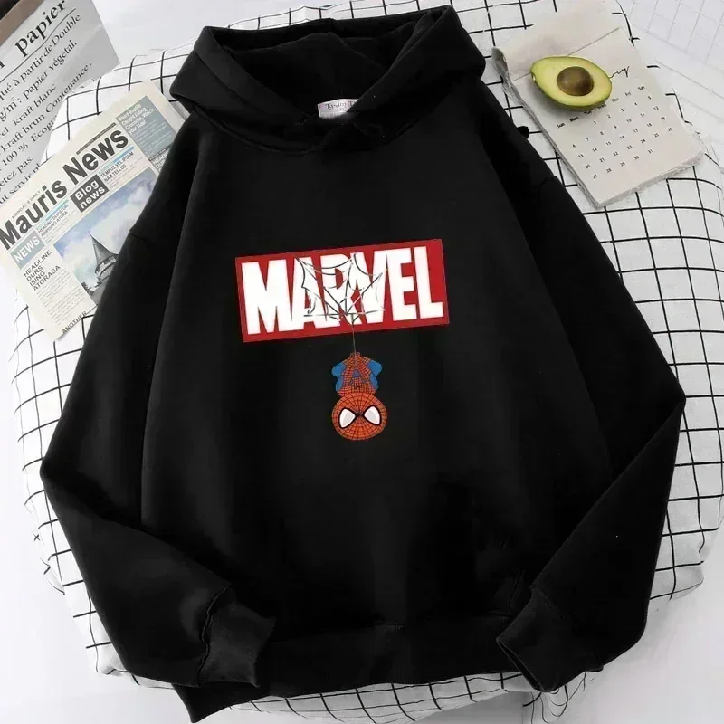 New Spring Autumn Marvel Super Hero Spiderman Hooded Hoodies The Avengers Children Sweatshirt Kid Harajuku Pullover Baby Clothes