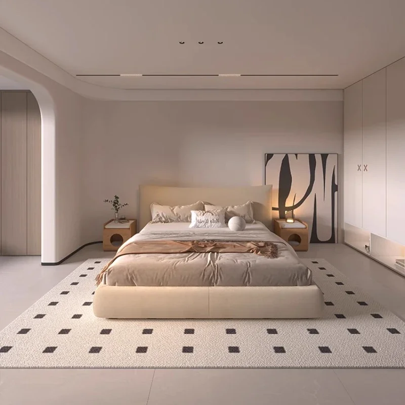 Prinzessin High-End-Einzelbettgestell, europäische moderne Ästhetik, minimalistisches Bett, modisch, schafft Cama De Casal Schlafzimmermöbel