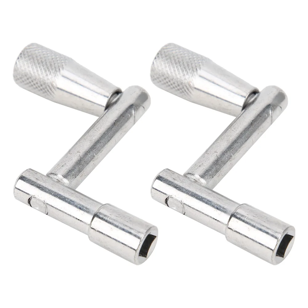 2pcs ​For Rotating Screws​ ​Z Shape Drum Wrench​ ​Metal Adjust Tightness ​Drum Tuning Wrench​ ​Fine Craftsmanship