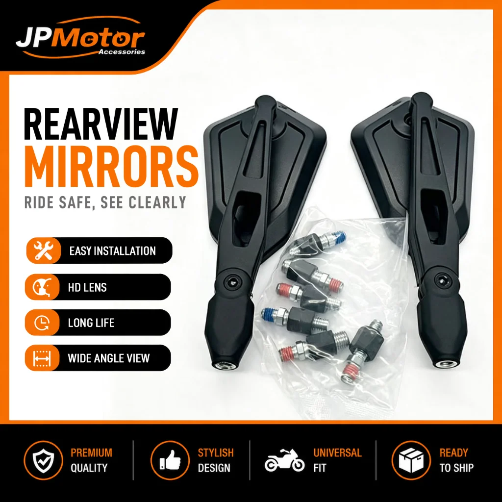 Für Rebel300 Rebel500 MT-03 MT-07 Motorrad-Rückspiegel Universal M8 M10 HD Blendfreier Verstellbarer Seitlicher Rückspiegel – Detail 2