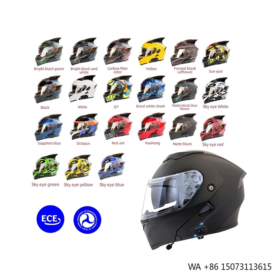 Motorcycle Accessories Carbon Motorcycle Helmets for Men Modular Helmet