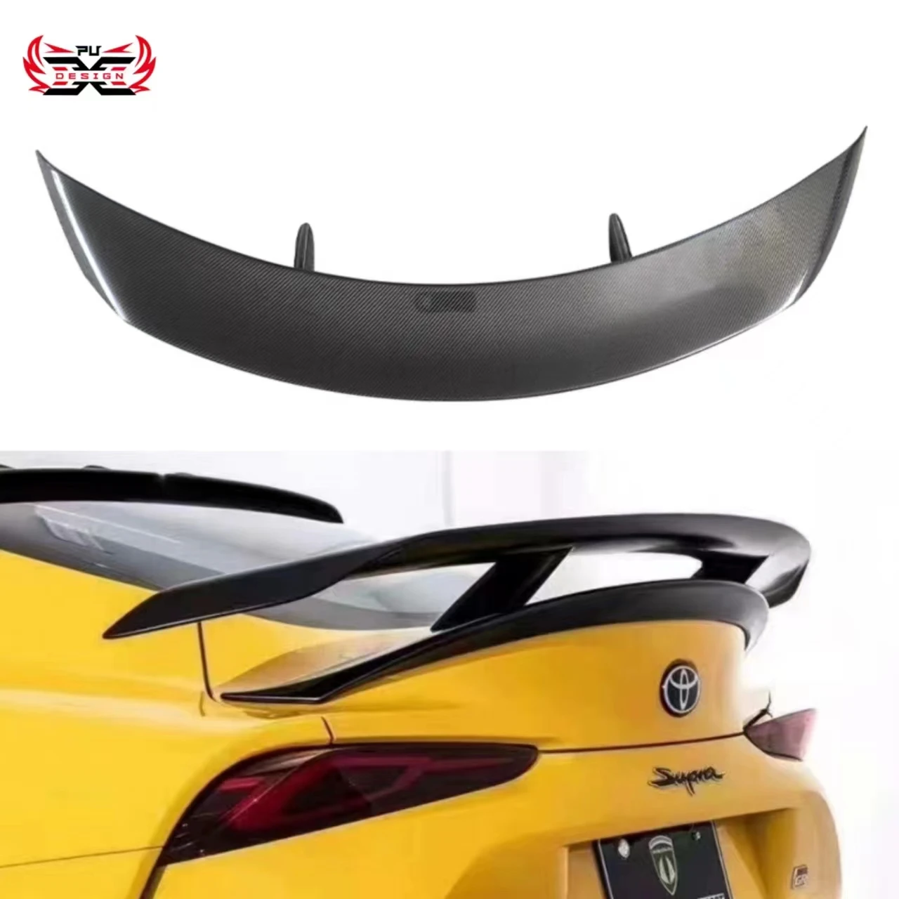 

AG Style Carbon Fiber Rear Spoiler Trunk Tail Boot Lip Wing Ducktail For Toyota SUPRA A90 A91 MK5 Auto Tuning