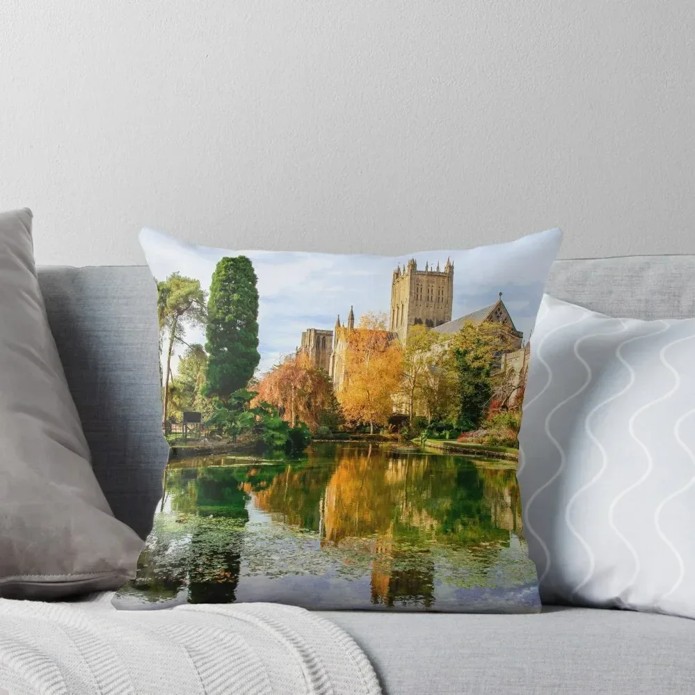 

Wells Cathedral Throw Pillow Sofa Covers Christmas Cushion For Home pillow