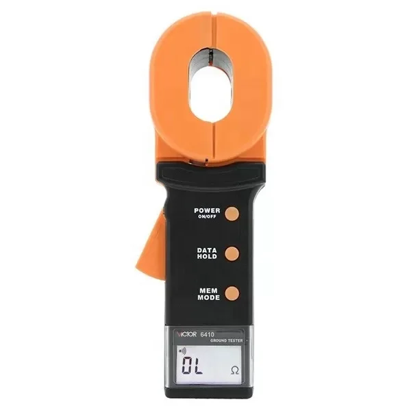 6410 6410A 6410B Digital Earth Ground Resistance Clamp Meter Leakage Current Measurement Electrical Equipment arch enemy earth lp