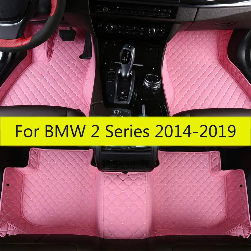 

2-дверные автомобильные коврики для BMW 2 серии 2019 2018 2017 2016 2015 2014 Автоматические кожаные коврики на заказ Полный комплект ковриков для ног