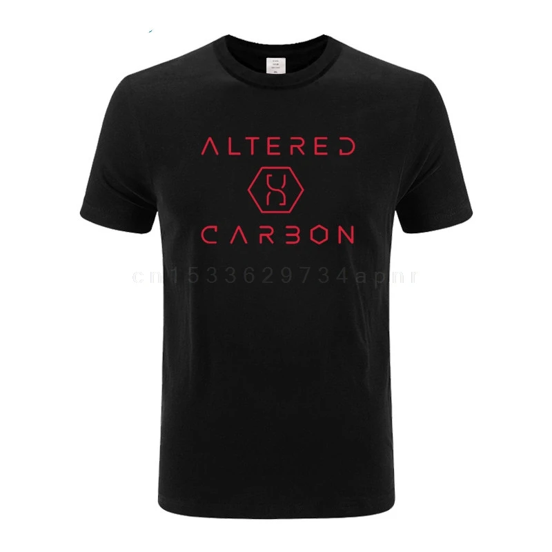 2022 New Arrival Summer Fashion Altered Carbon Print Tshirt Television TV Show Tops Tees Cotton Short Sleeve O-Neck T-Shirt Men