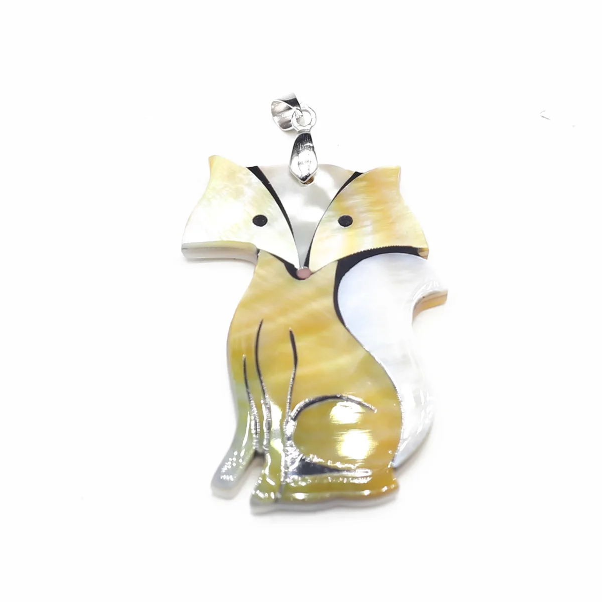 Natural Mother of Pearl Pendant Lucky Animal Abalone Shell Charms Accessories for DIY Crafts Necklace Making Jewelry Findings