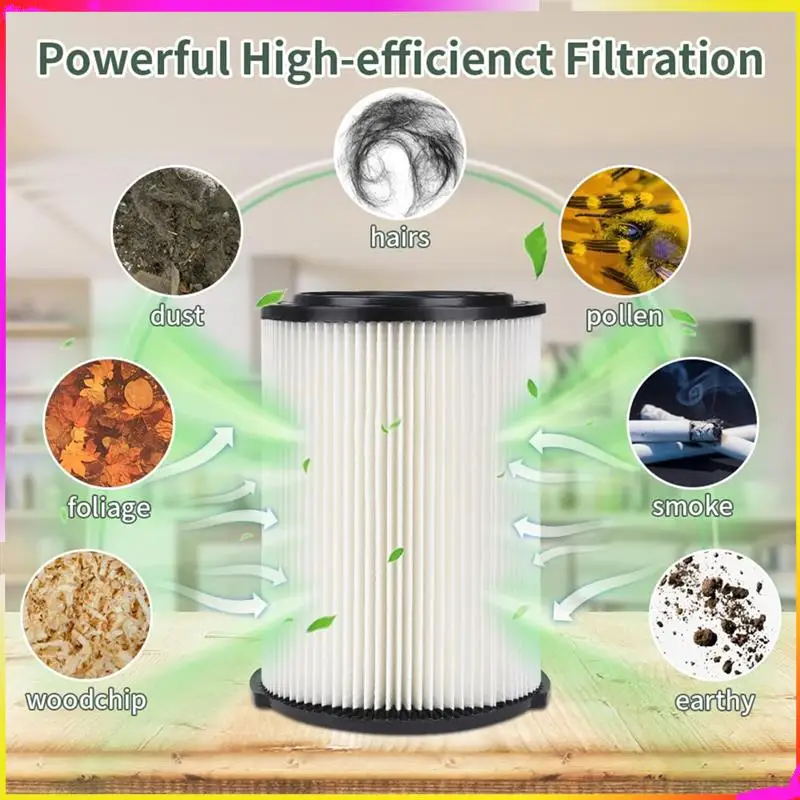 Filtro VF4000 de repuesto M04K para aspiradora en seco y húmedo Ridgid 72947 de 5-20 galones, aspiradora Husky de 6-9 gal para Craftsman 17816