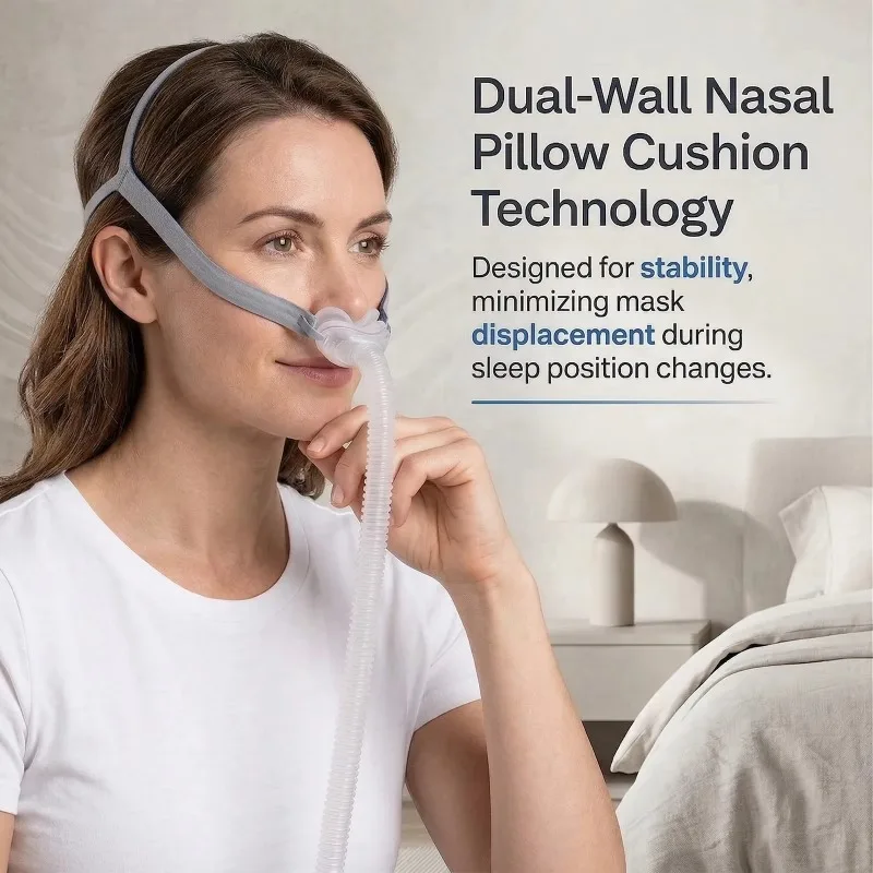 Nose Mask Silicone Pad Replacement P10 Adjustable Durable Soft Seal Pad, Comfortable, Leak-proof and Easy To Use