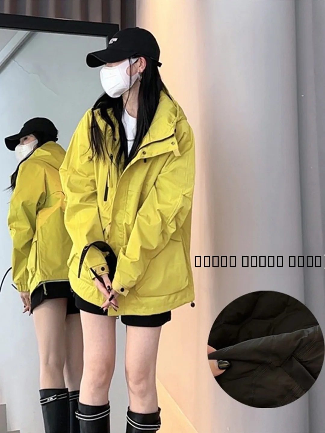 

Мужская свободная хлопковая куртка с капюшоном, ветрозащитная, теплая, для активного отдыха, путешествий, альпинизма, с большими карманами, повседневная рабочая одежда