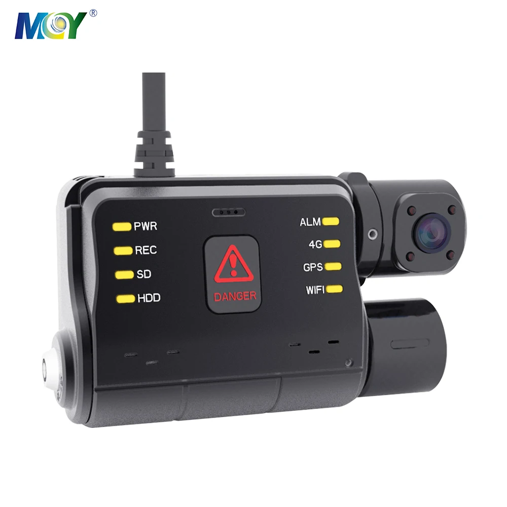 Mcy Full Hd 1080P Front And Rear Wifi Video Recorder Event Data Fleet Management Dual Lens Dash Cam