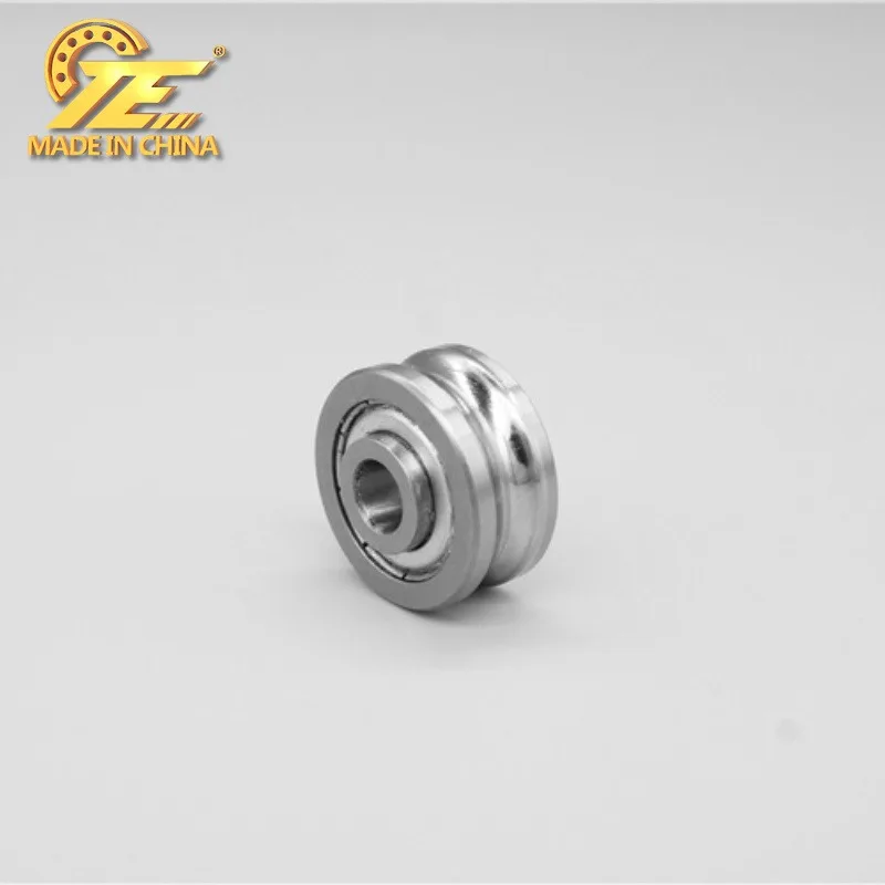 SG25 U Groove Deep Groove Ball Bearing Size 83014 Double Row Sealed Track Guide Wheel Bearing High Load Chrome Steel Bearing