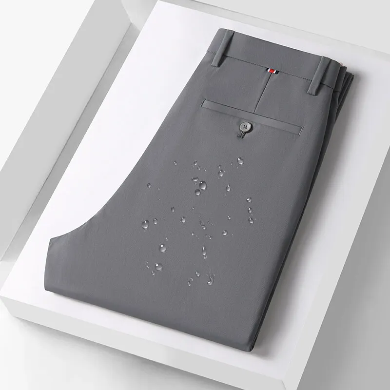 Spring Summer Men's Golf Dress Pants Work Business Casual Comfy Trousers Slacks Quick Dry Lightweight Wrinkle Free 4 Pockets