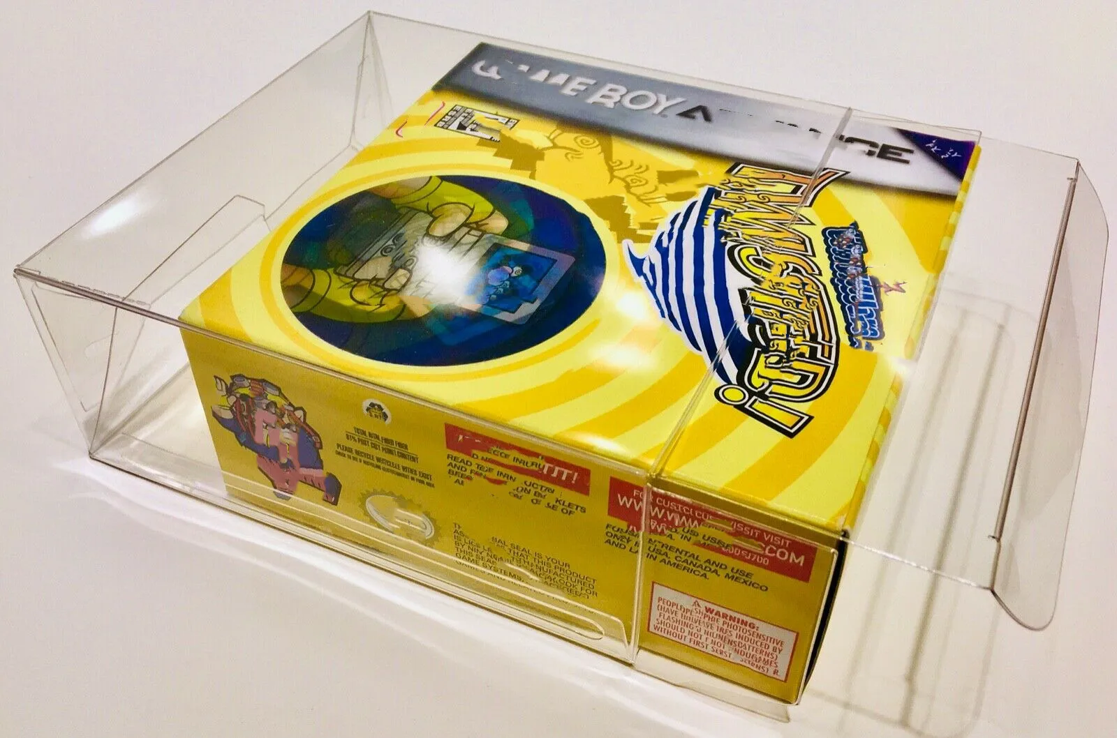 WARIO WARE 게임 보이 어드밴스 클리어 디스플레이 케이스, 닌텐도 1 박스 프로텍터