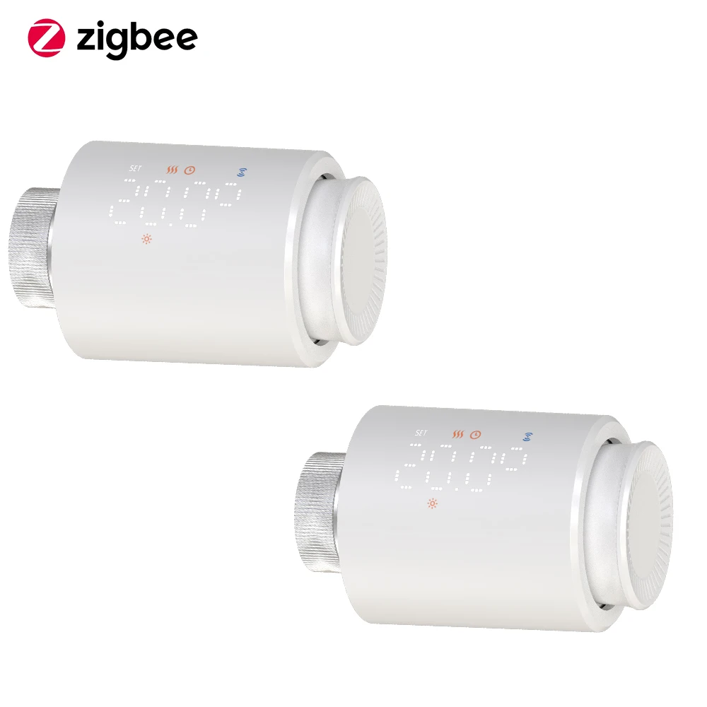 Slimme Wifi/Zigbee Trv Thermostaat Tuya Radiator Thermostatische Klep Programmeerbare Controller Actuator Alexa Google Voice Control