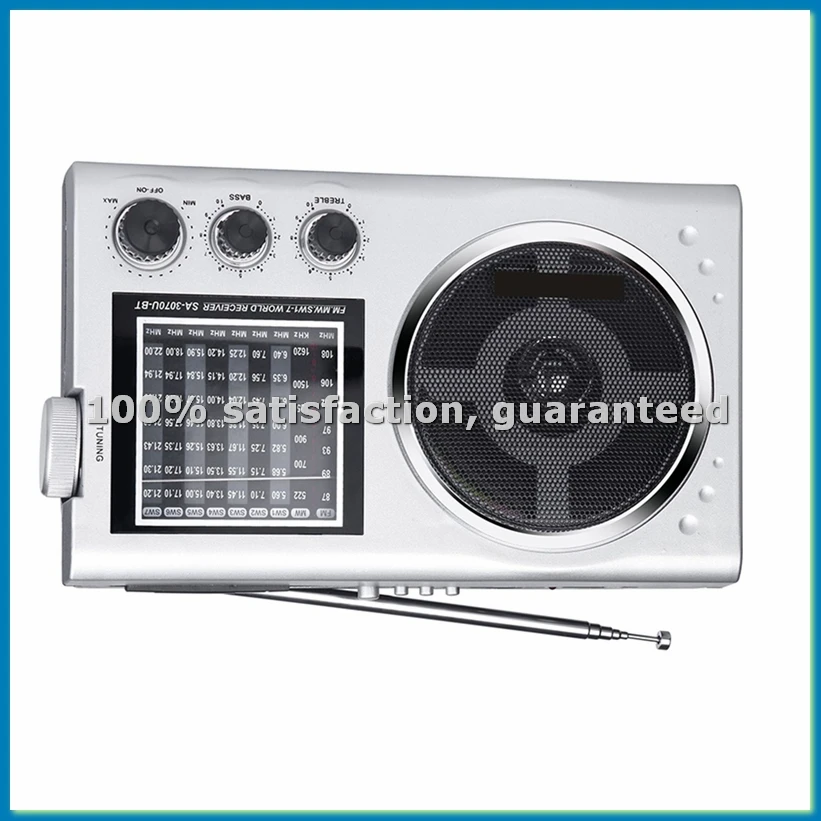 

Новое радио EC3070BT FM в ретро-стиле с поддержкой карт памяти, MP3, Bluetooth, FM/AM, регулируемым диапазоном частот, серебристо-серое - ABRM