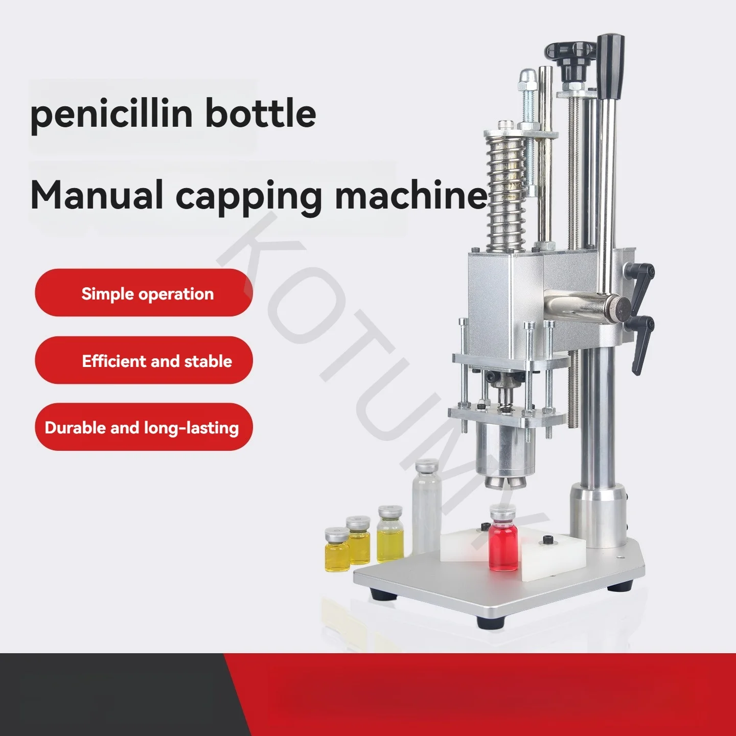 Manual Penicillin Bottle Capping Machine, Pure Aluminum Cap Aluminum-plastic Capping Machine, Nozzle Sealing Machine