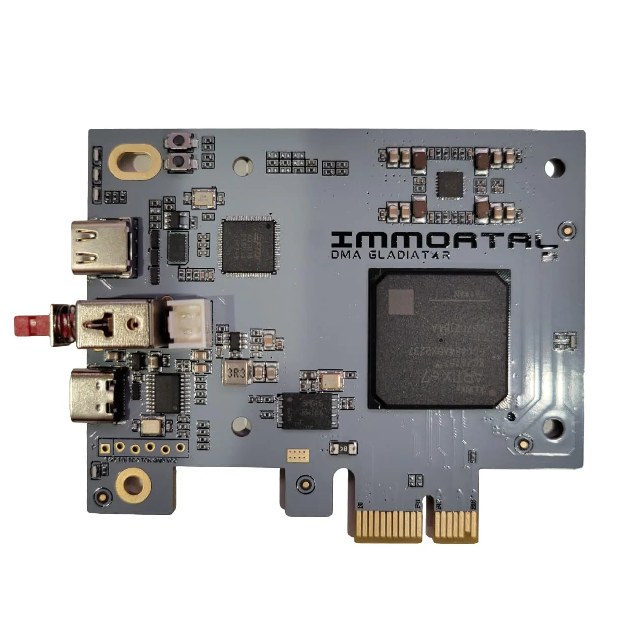Gladiador Fpga Dma com Firmware Pcileech Exclusivo Personalizado Velocidade de até 300 Mbps Conexão Fpga Dma Usb-c Pcie Firmware Usb Fpga