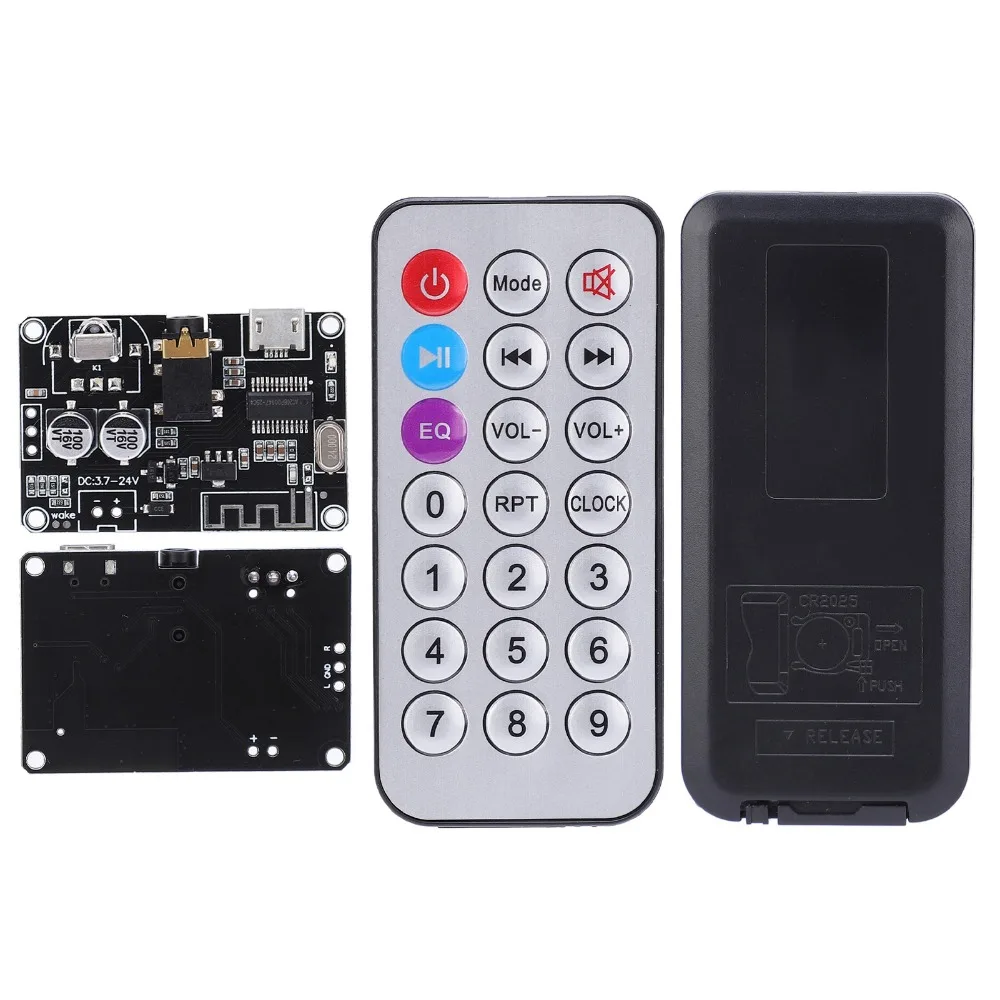 

XY-WRBT Bluetooth Audio Receiver Board Bluetooth 5.0 15m Transmission Distance Power Amplifier Module 3.7-24VDC