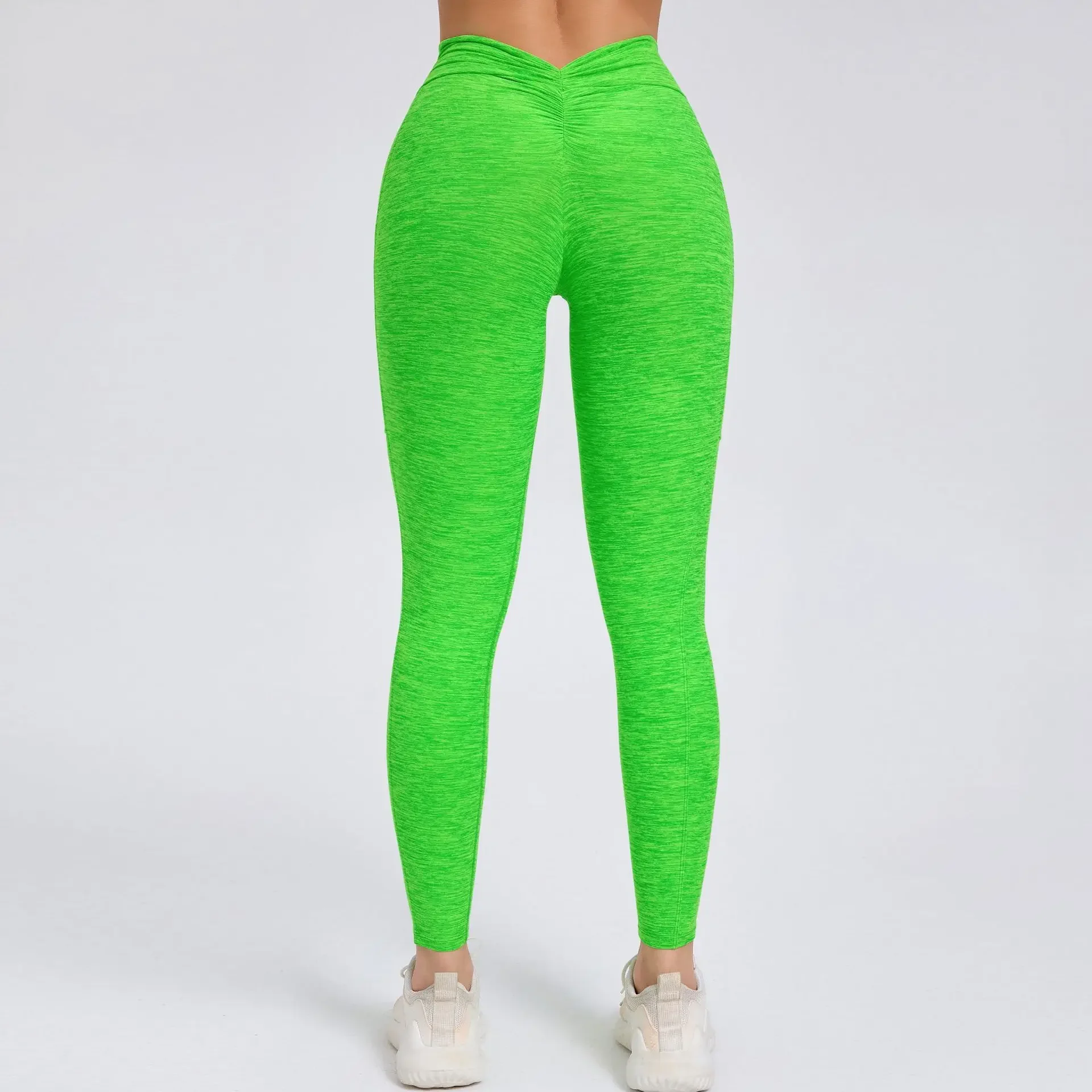 Damskie legginsy sportowe Fitness wysokiej talii elastyczne spodnie do jogi trening bieganie Scrunch Butt legginsy gimnastyczne oddychające legginsy damskie