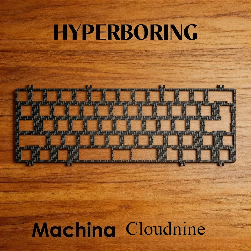 

Пластина для позиционирования клавиш Machina Cloudnine: кастомизация из ПК, ПП, ПЭИ, карбона, алюминия для механических клавиатур