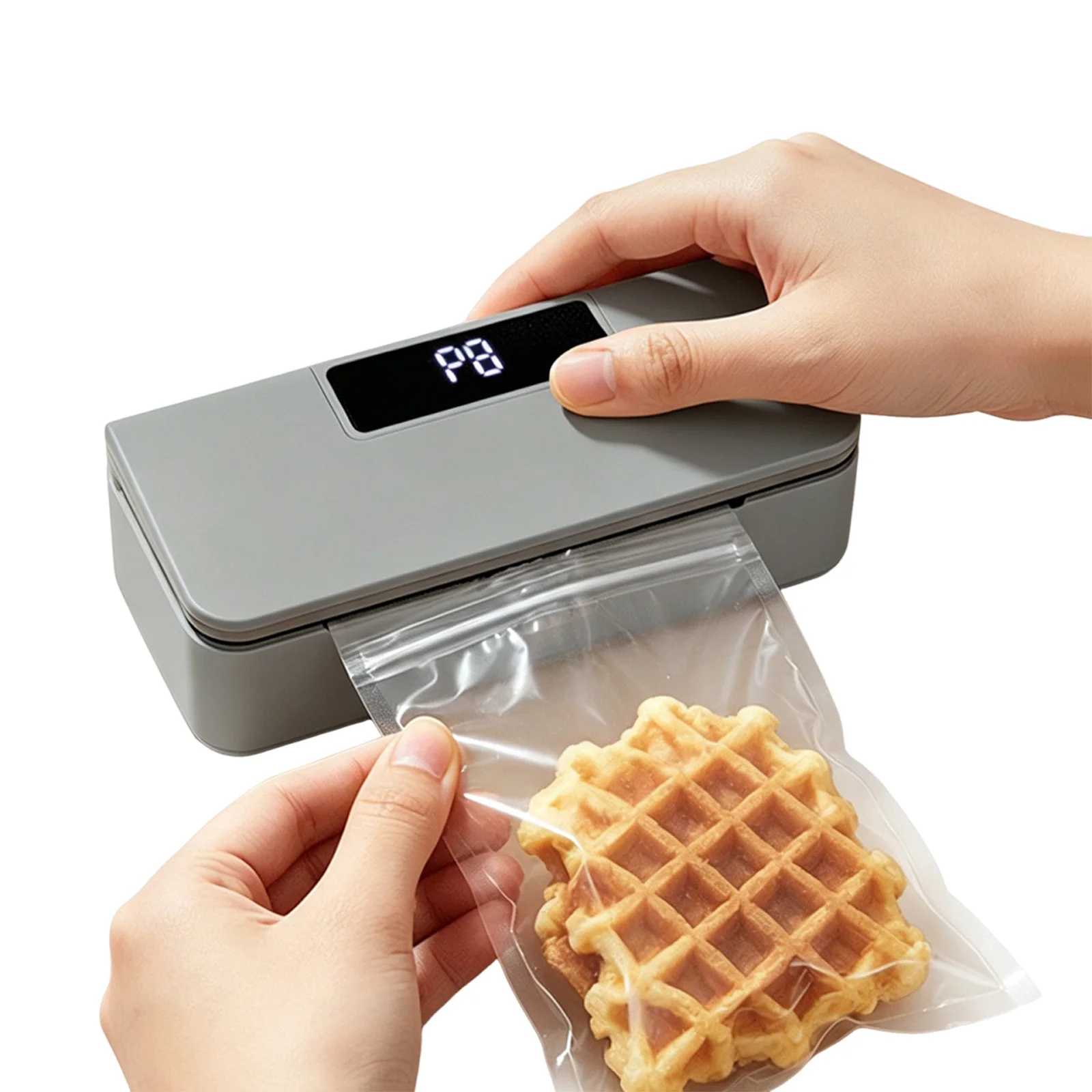 2 In 1 Fridge Magnet Sealer 8-Level Adjustable Portable Bag Sealer 1800mAh Handheld Bags Resealer Machine for Fridge & Kitchen