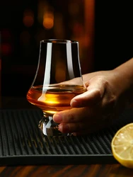 Crystal handmade glass scented glass whiskey glass tasting cup big belly foreign wine cup tulip cognac cup