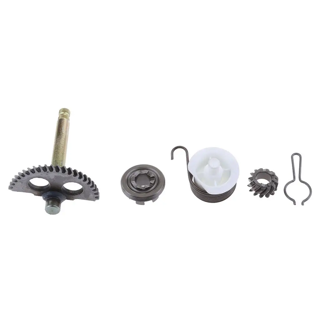 Kick Start Shaft Assembly Starter Gear Rebuild Kit for PW50