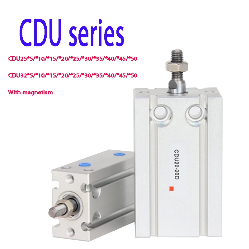 

SMC type mini CDU cylinder pneumatic CDU25-5D CDU32-10D CDU25-15D CDU32-20D CDU25-25D CDU25-30D CDU32-50D Free Mount Cylinder