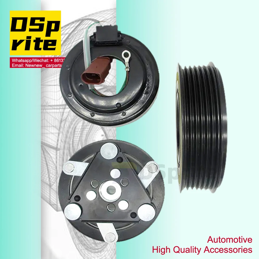 AC A/C Air Conditioning Compressor Clutch Pulley 5K0820803A for VW PASSAT B6 SCIROCCO Polo SHARAN TIGUAN TOURAN 1K0820803F