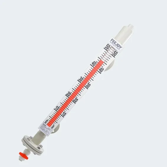 Magnetic flap level gauge (fluorine-lined) automatic identification of various media, convenient and easy to use, high accuracy