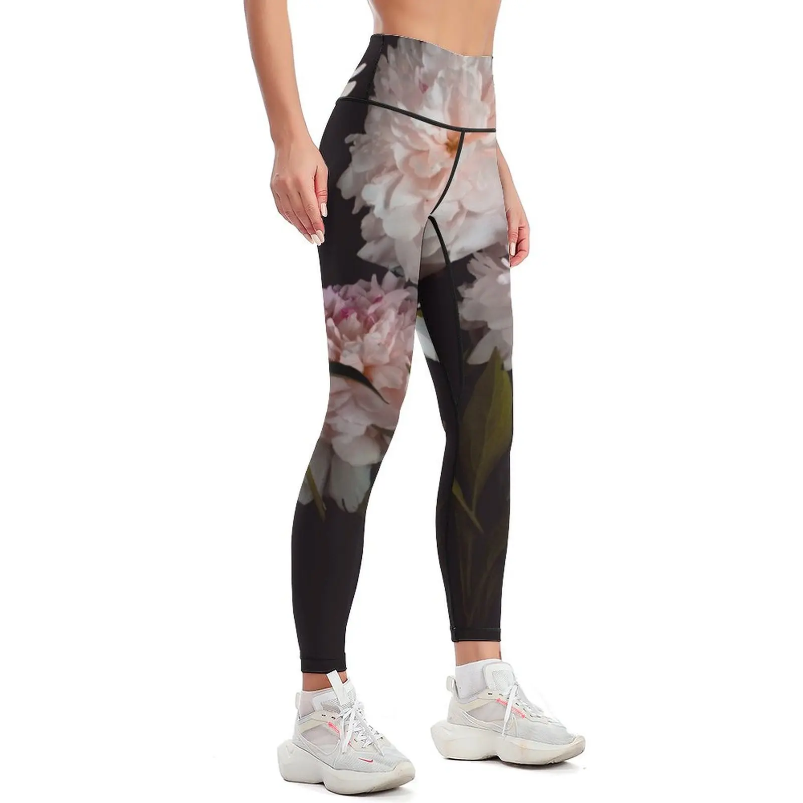 Peonies Leggings legging gym Women's gym Womens Leggings