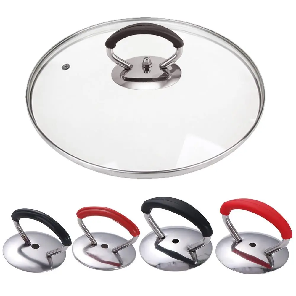

Anti-scalding Pot Lid Handle Universal with Screws Pot Lid Handgrip Knob Pot Lid Parts Pot Lid Top Replacement