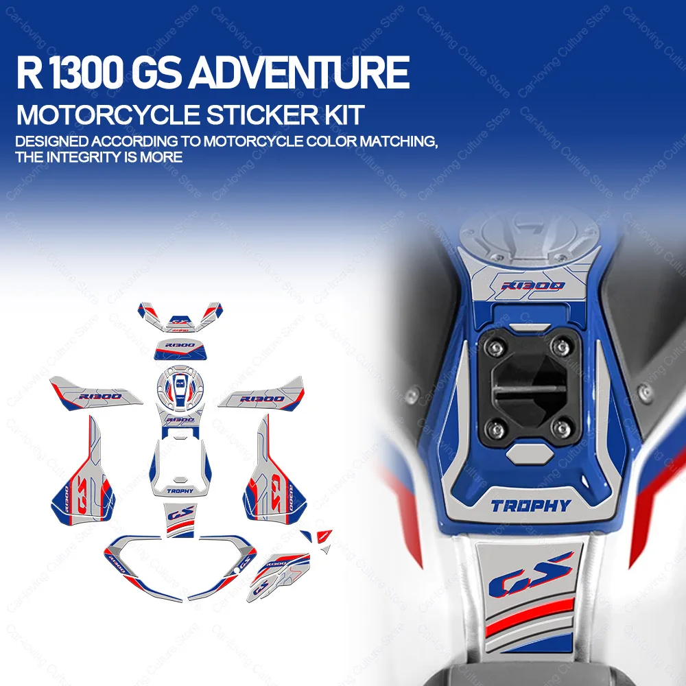 

Motorcycle Accessories Tank Pad Protector 3D Epoxy Resin Sticker Motorcycle Sticker Kit For R 1300 GS Adventure