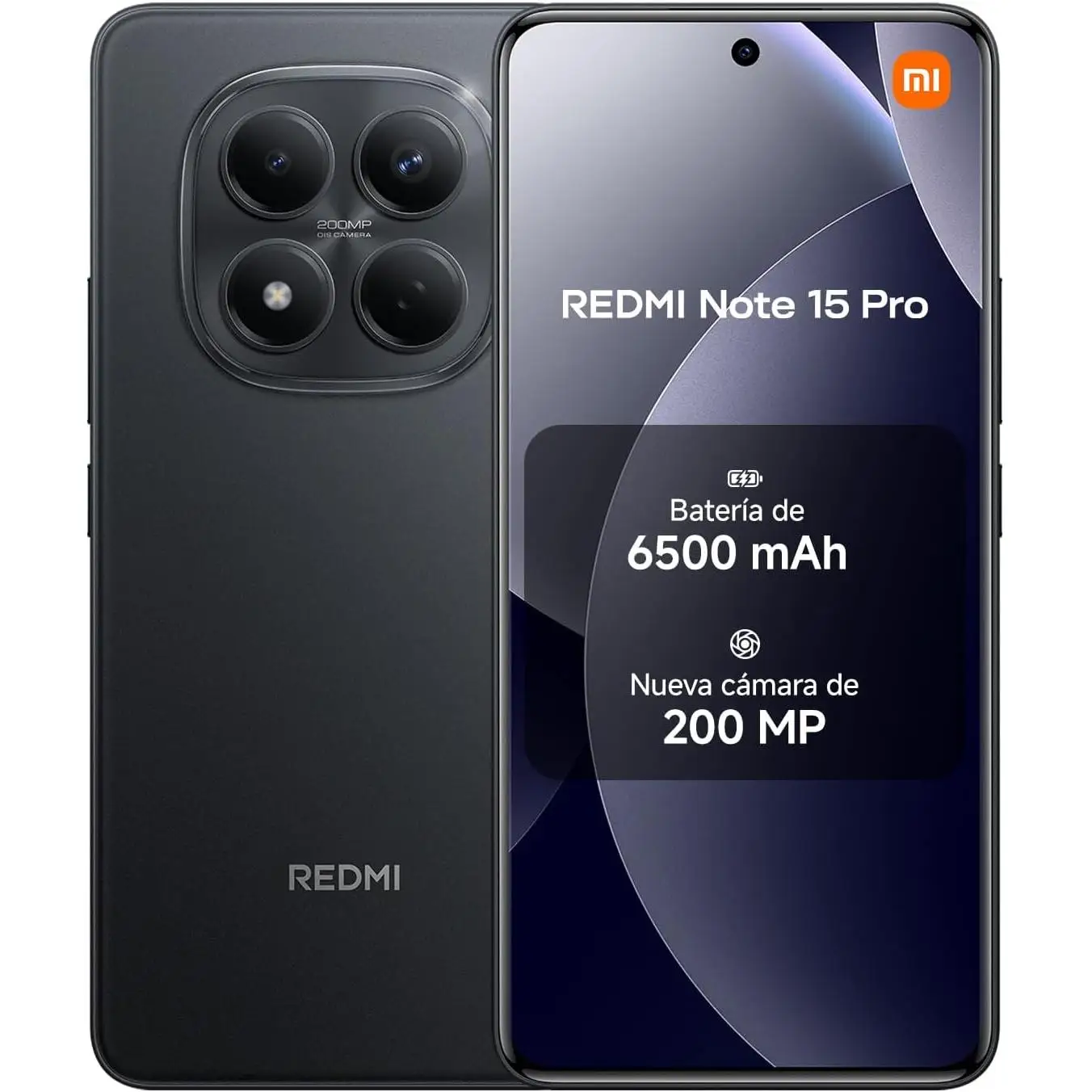 Móvil Xiaomi Redmi Note 15 Pro 4G Libre 8GB+256GB / 12GB+512GB, pantalla AMOLED FHD+ 6.77", MediaTek Helio G200 Ultra, cámara 200 MP, batería 6500 mAh (Cargador no incluido)