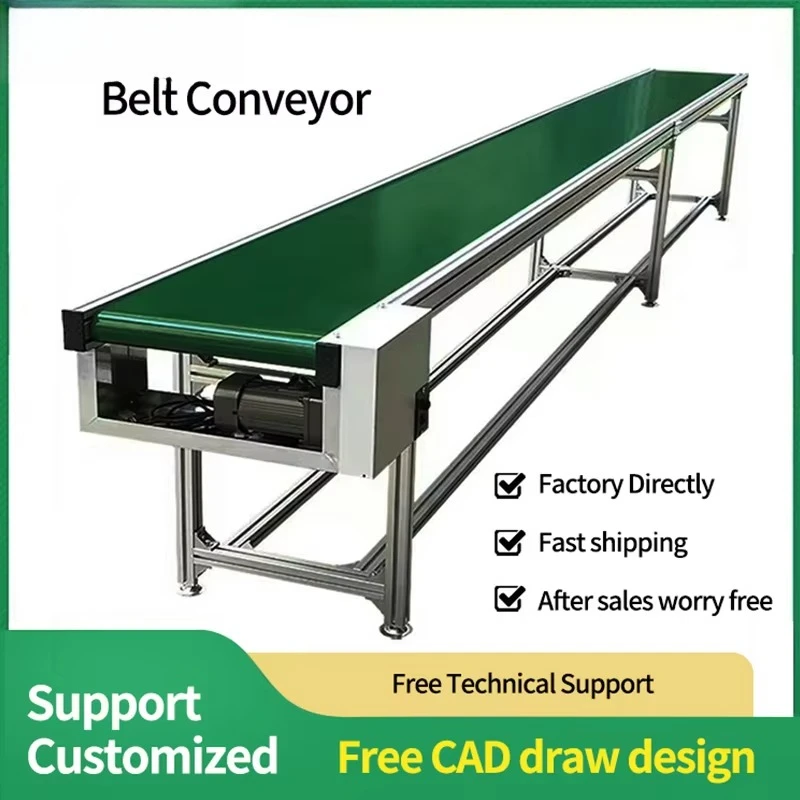 Green PVC food grade inclined conveyor belt for restaurant metal detection in belt making system