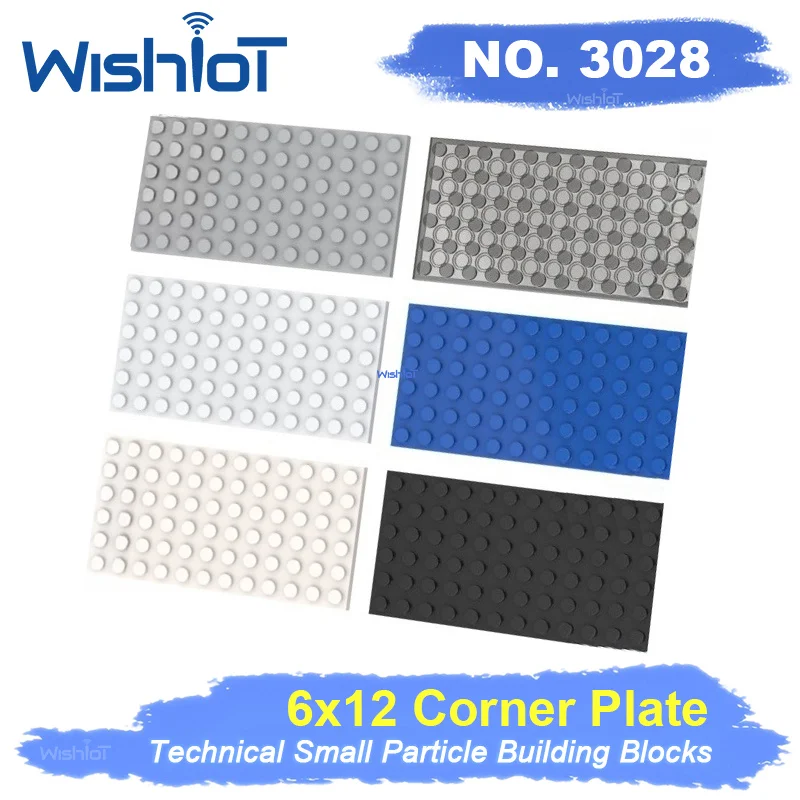 

DIY Building Blocks Thin Figures Bricks 6x12 Dots Educational Creative Size Compatible With 3028 Toys for Children