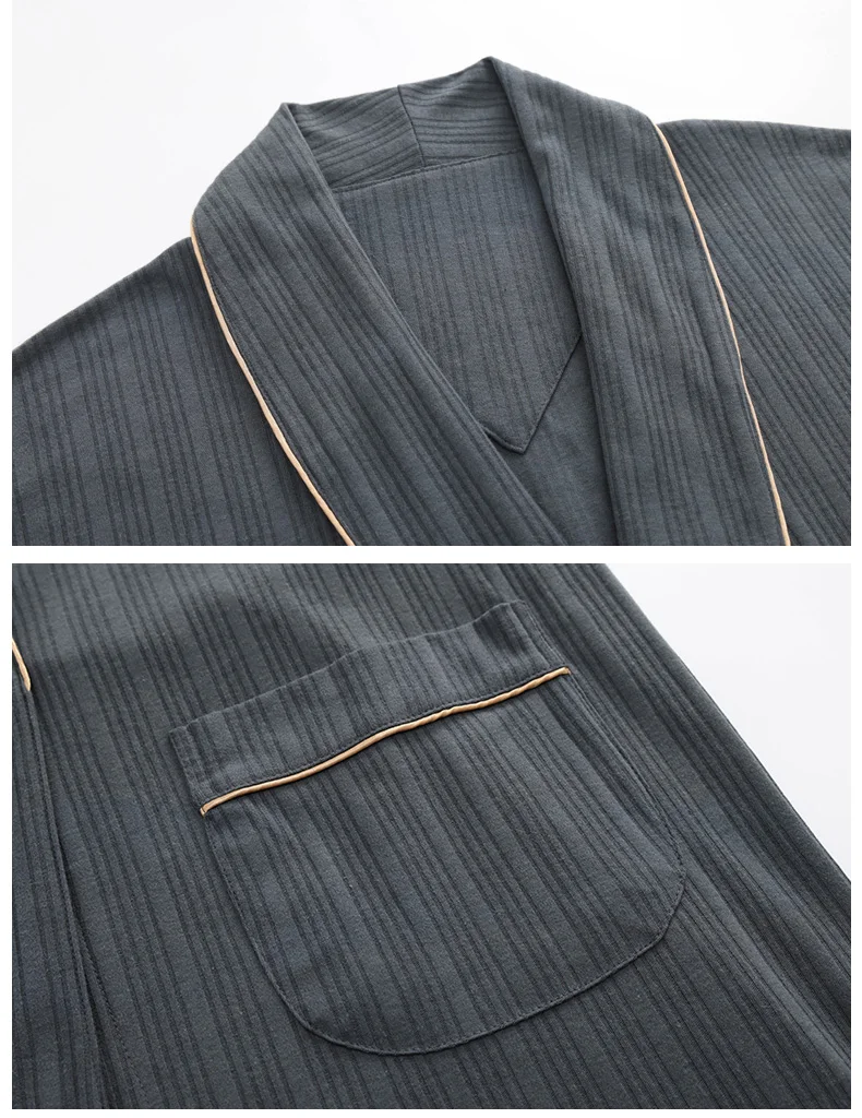 Bata para hombre de manga larga